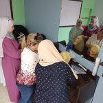 من أجواء كورس الحلاقة النسائية