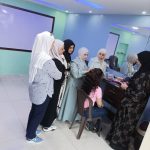 من أجواء كورس الحلاقة النسائية